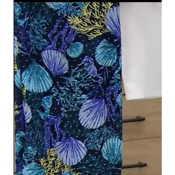 J JASÓN WU Printed Clíp Dot Scarf In Marine Blue - Picture 4 of 12